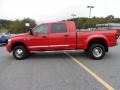 2008 Flame Red Dodge Ram 3500 Laramie Mega Cab 4x4 Dually  photo #1