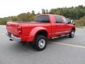 2008 Flame Red Dodge Ram 3500 Laramie Mega Cab 4x4 Dually  photo #6