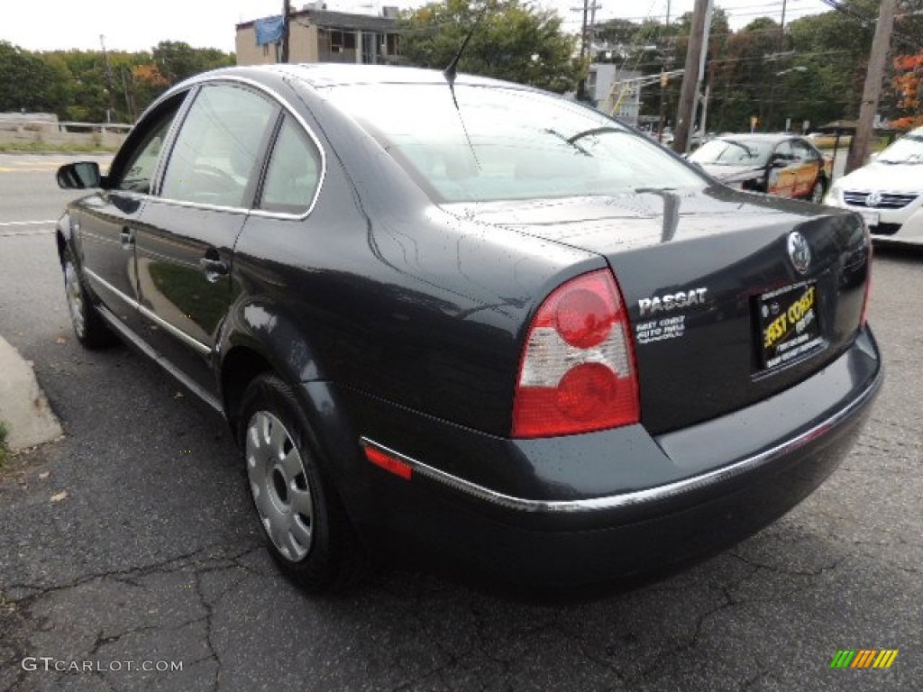 2003 Passat GL Sedan - Blue Anthracite Pearl / Grey photo #7