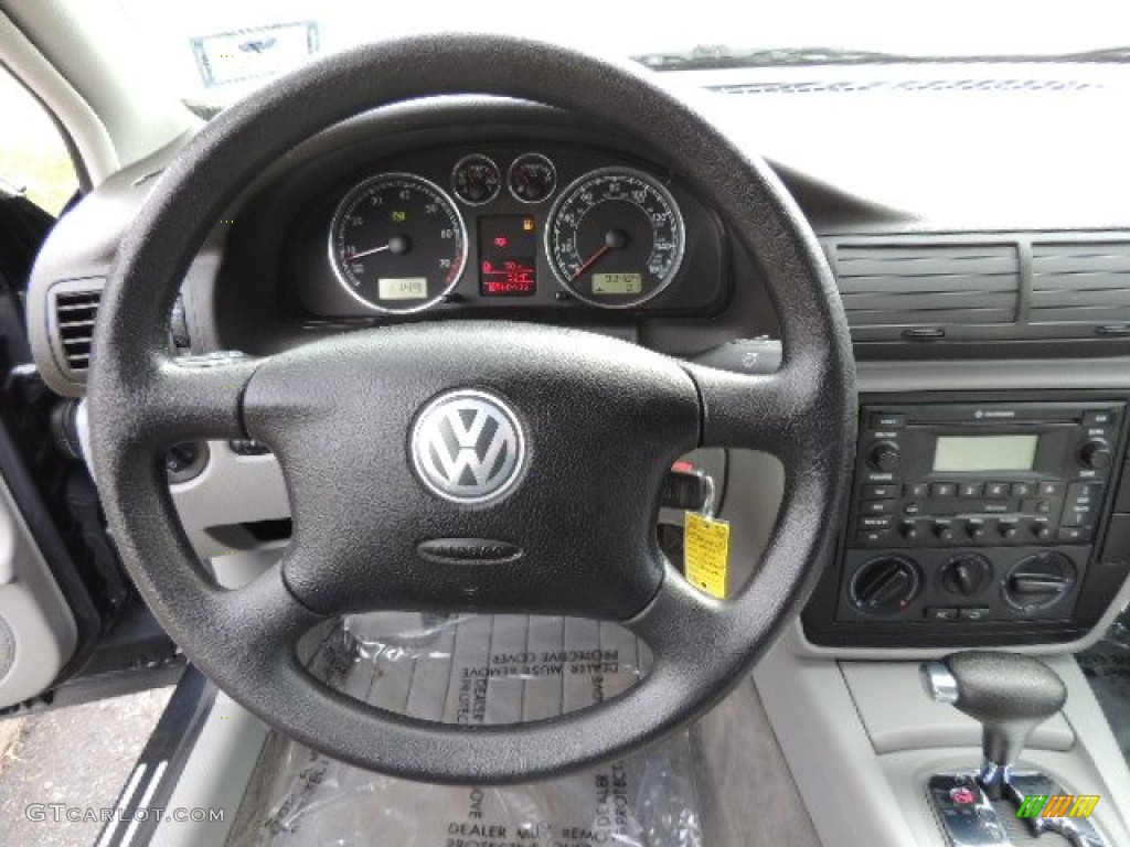 2003 Passat GL Sedan - Blue Anthracite Pearl / Grey photo #14