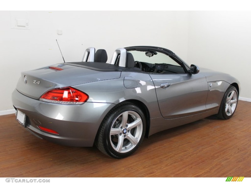 2011 Z4 sDrive30i Roadster - Space Gray Metallic / Black photo #5