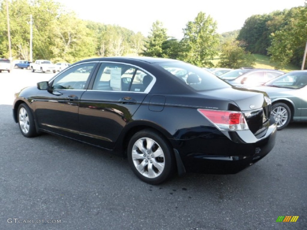 2008 Accord EX Sedan - Nighthawk Black Pearl / Gray photo #5