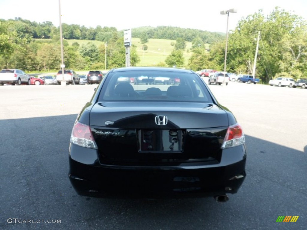 2008 Accord EX Sedan - Nighthawk Black Pearl / Gray photo #7