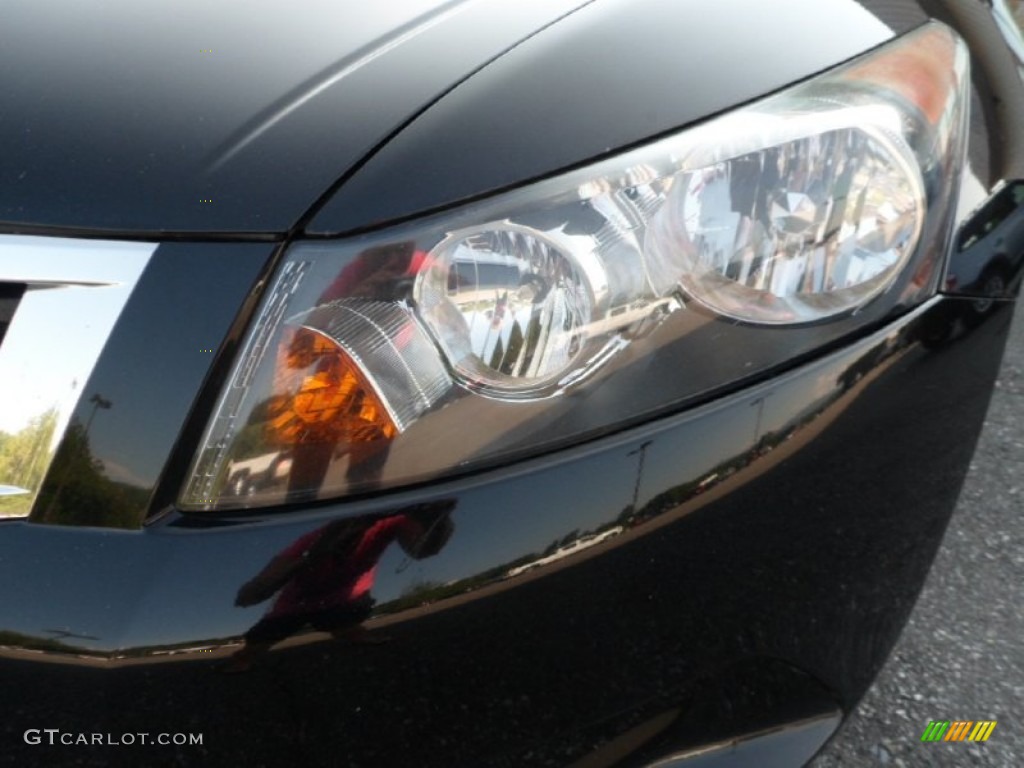 2008 Accord EX Sedan - Nighthawk Black Pearl / Gray photo #9