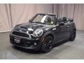 2013 Midnight Black Metallic Mini Cooper S Convertible  photo #1