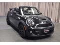 2013 Midnight Black Metallic Mini Cooper S Convertible  photo #4