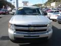 2010 Sheer Silver Metallic Chevrolet Silverado 1500 LS Regular Cab 4x4  photo #3