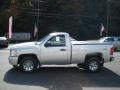 2010 Sheer Silver Metallic Chevrolet Silverado 1500 LS Regular Cab 4x4  photo #5