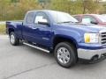 2013 Heritage Blue Metallic GMC Sierra 1500 SLE Extended Cab 4x4  photo #2