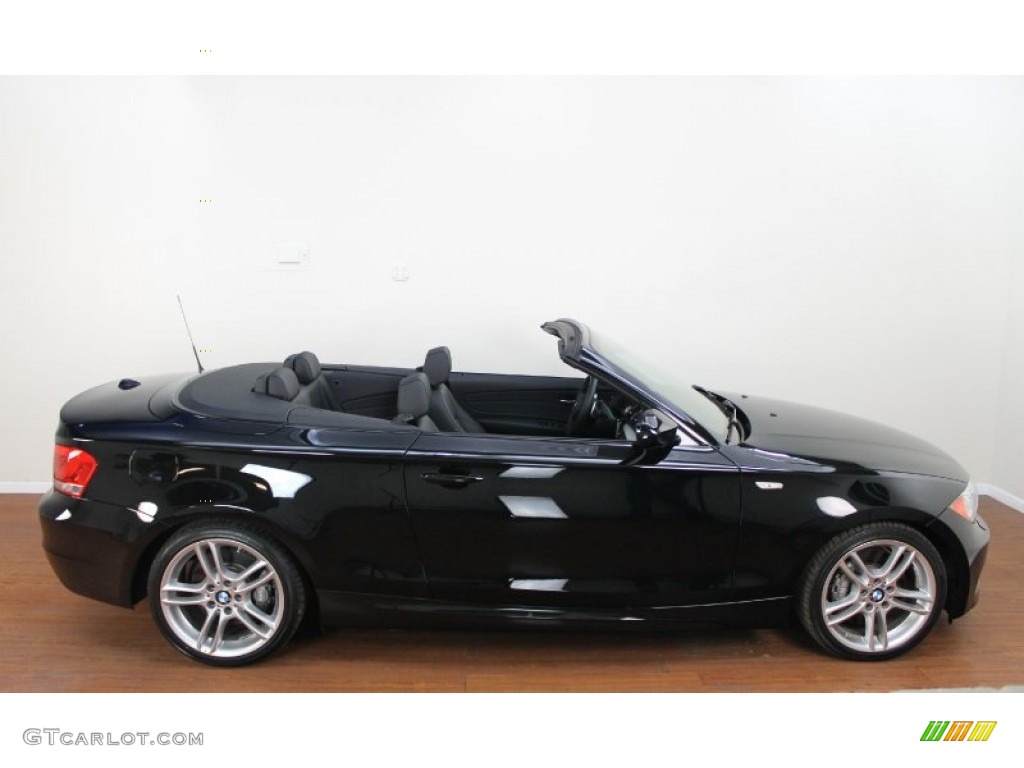 2012 1 Series 135i Convertible - Jet Black / Black photo #9
