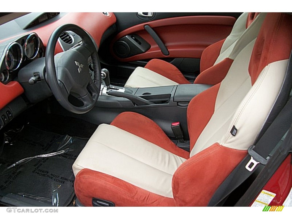 Terra Cotta Interior 2007 Mitsubishi Eclipse GT Coupe Photo #71926815