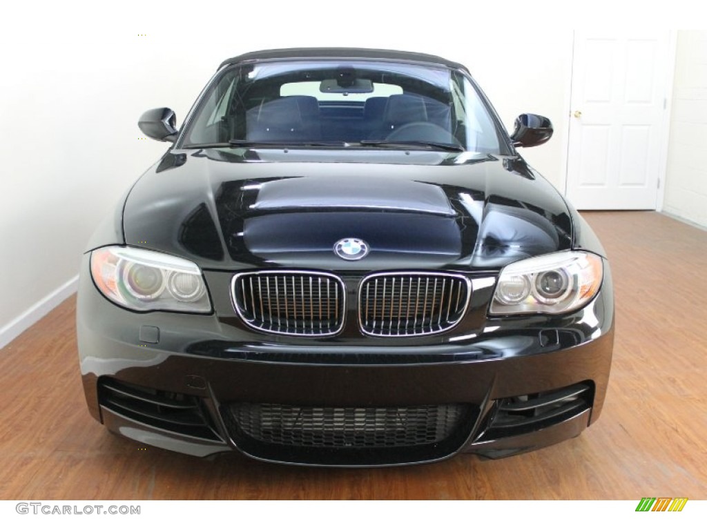 2012 1 Series 135i Convertible - Jet Black / Black photo #13