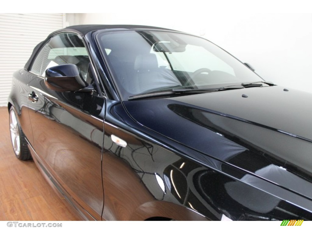 2012 1 Series 135i Convertible - Jet Black / Black photo #15