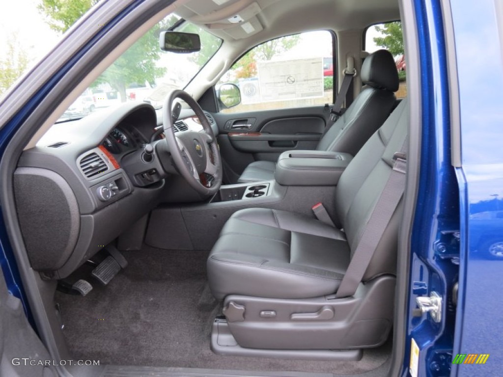 Ebony Interior 2013 Chevrolet Avalanche LT Black Diamond Edition Photo #71927241