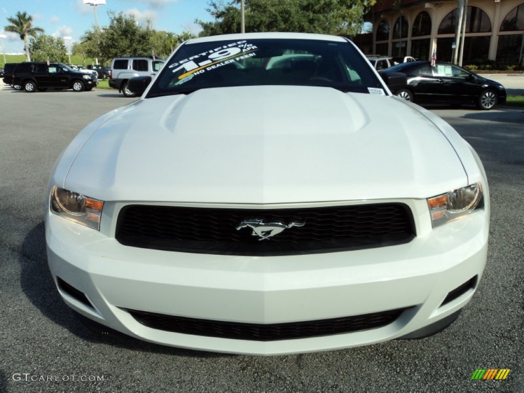 2011 Mustang V6 Coupe - Performance White / Charcoal Black photo #15