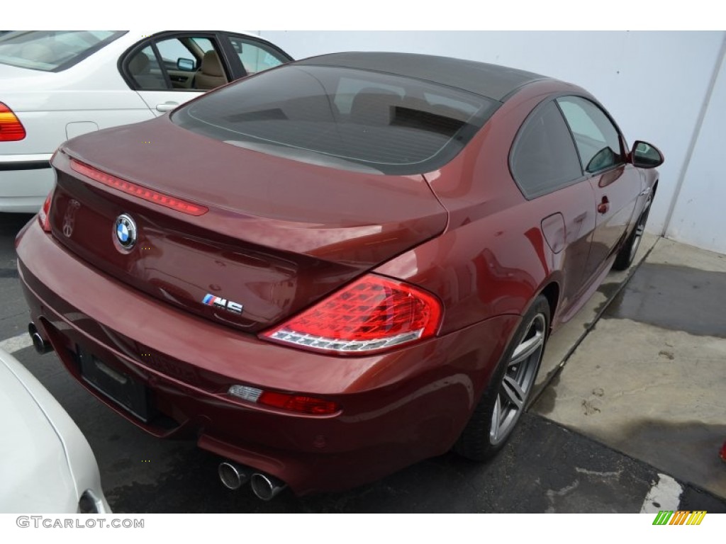 2009 M6 Coupe - Indianapolis Red Metallic / Indianapolis Red Full Merino Leather photo #3