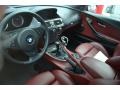Indianapolis Red Full Merino Leather Interior Photo for 2009 BMW M6 #71929890