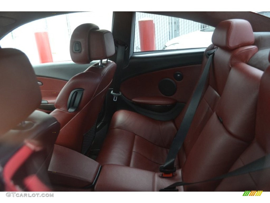 2009 BMW M6 Coupe Rear Seat Photos