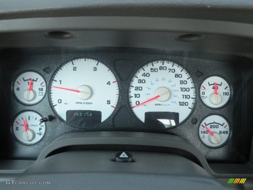 2005 Dodge Ram 2500 ST Quad Cab 4x4 Gauges Photo #71929956