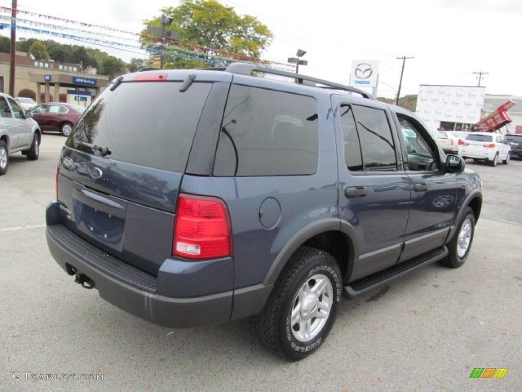 2003 Explorer XLT 4x4 - Medium Wedgewood Blue Metallic / Graphite Grey photo #7