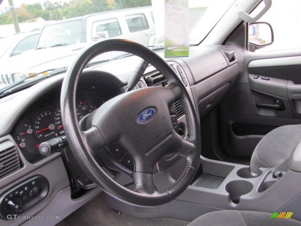 2003 Explorer XLT 4x4 - Medium Wedgewood Blue Metallic / Graphite Grey photo #15