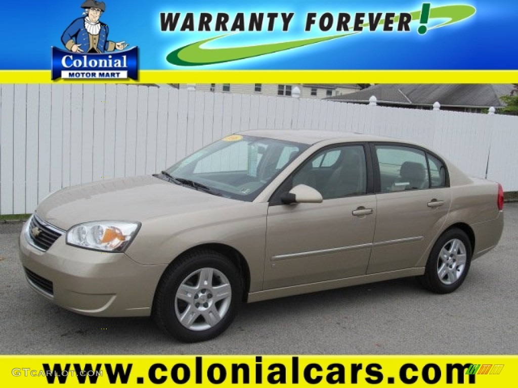 2006 Malibu LT V6 Sedan - Sandstone Metallic / Cashmere Beige photo #1