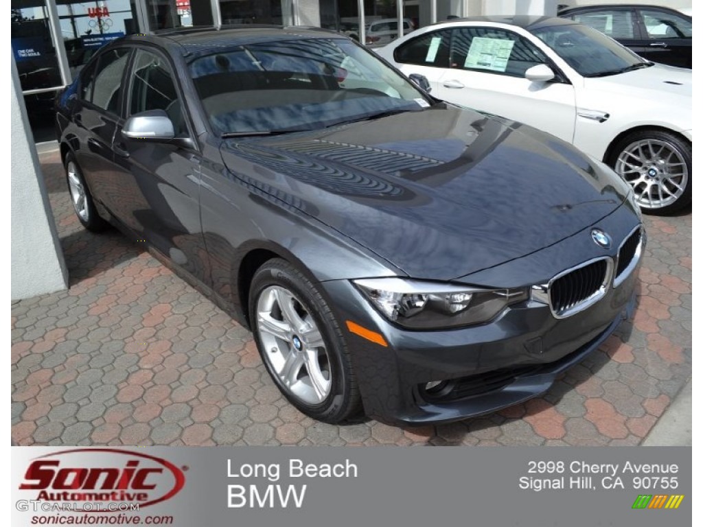2013 3 Series 328i Sedan - Mineral Grey Metallic / Black photo #1