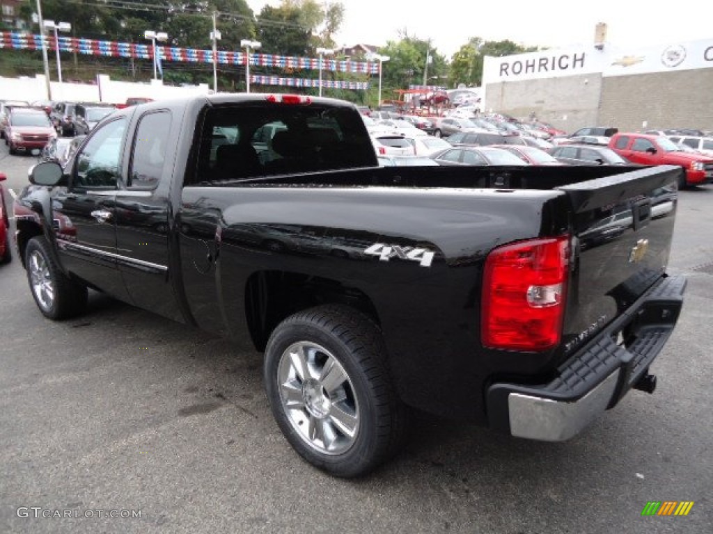 2013 Silverado 1500 LT Extended Cab 4x4 - Black / Ebony photo #2