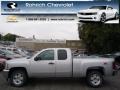 2013 Silver Ice Metallic Chevrolet Silverado 1500 LT Extended Cab 4x4  photo #1