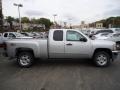 2013 Silver Ice Metallic Chevrolet Silverado 1500 LT Extended Cab 4x4  photo #5