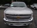 2013 Silver Ice Metallic Chevrolet Silverado 1500 LT Extended Cab 4x4  photo #7