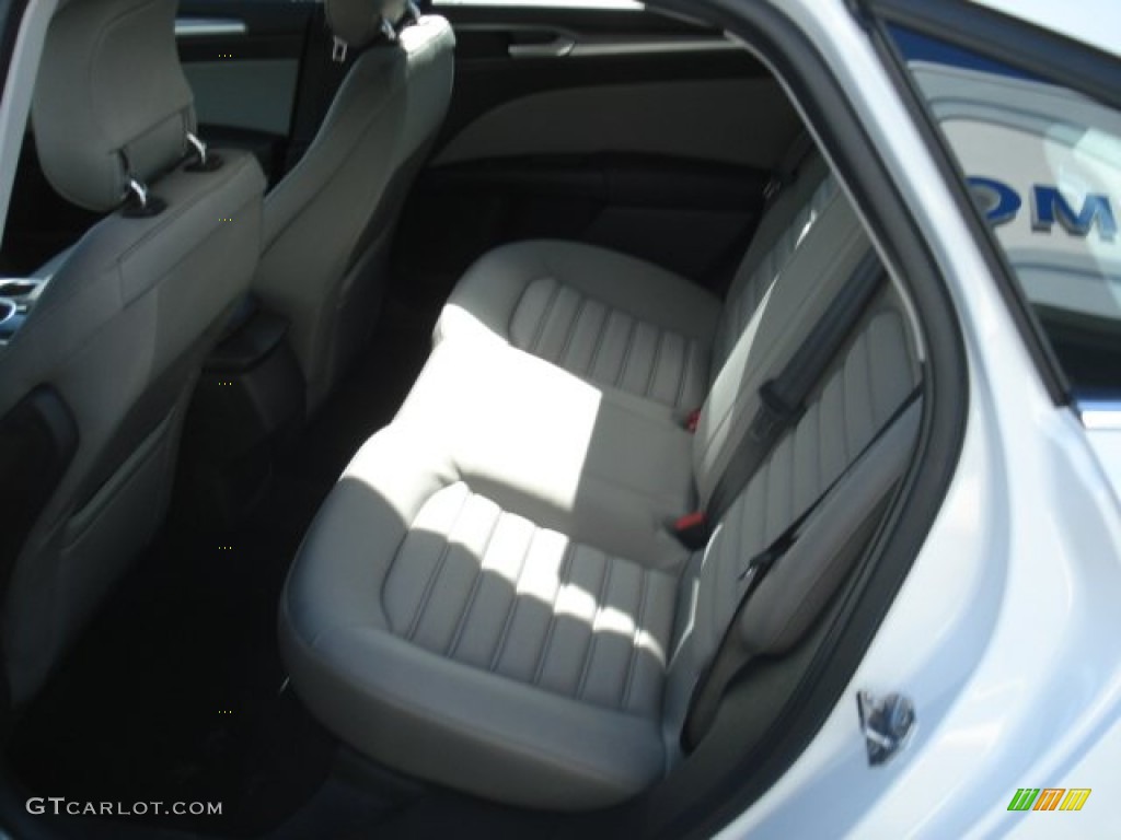 2013 Ford Fusion S Rear Seat Photo #71932200
