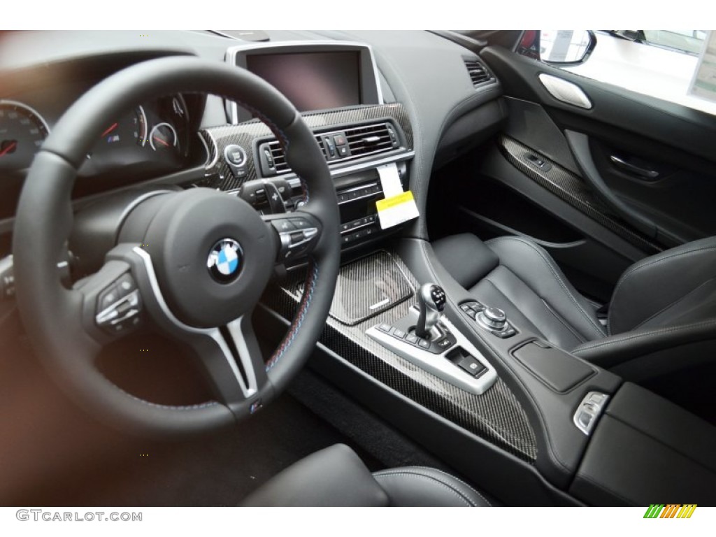 Black Interior 2013 BMW M6 Coupe Photo #71932380