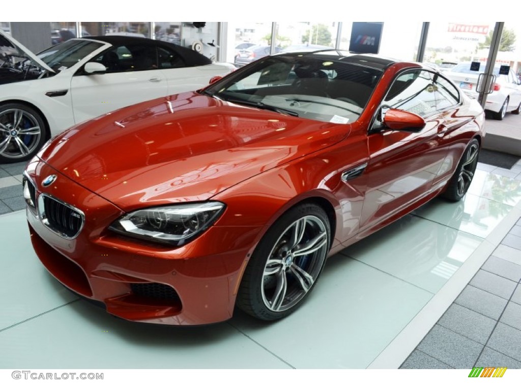 2013 M6 Coupe - Sakhir Orange Metallic / Black photo #8