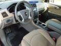 Cashmere/Dark Gray 2009 Chevrolet Traverse LT Interior Color