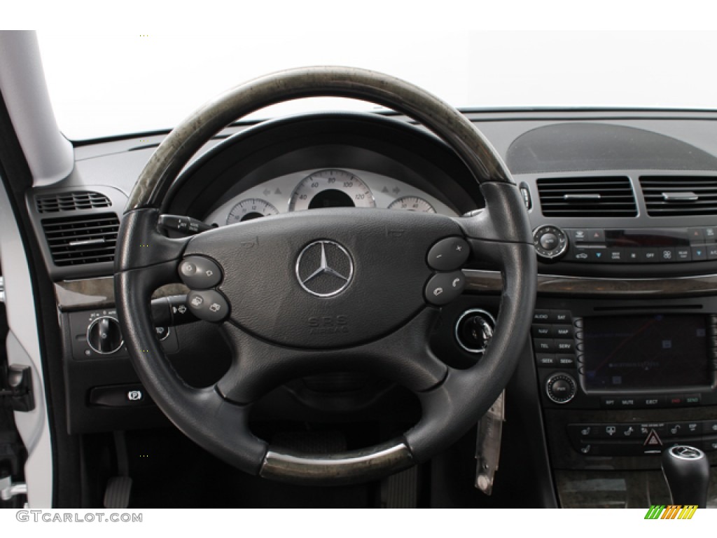 2008 Mercedes-Benz E 550 Sedan Steering Wheel Photos