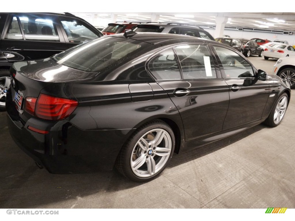 2013 5 Series 535i Sedan - Jet Black / Black photo #3