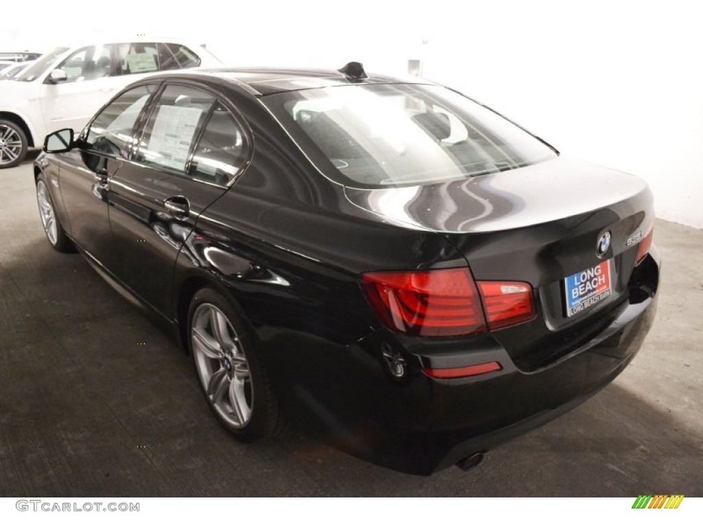 2013 5 Series 535i Sedan - Jet Black / Black photo #4