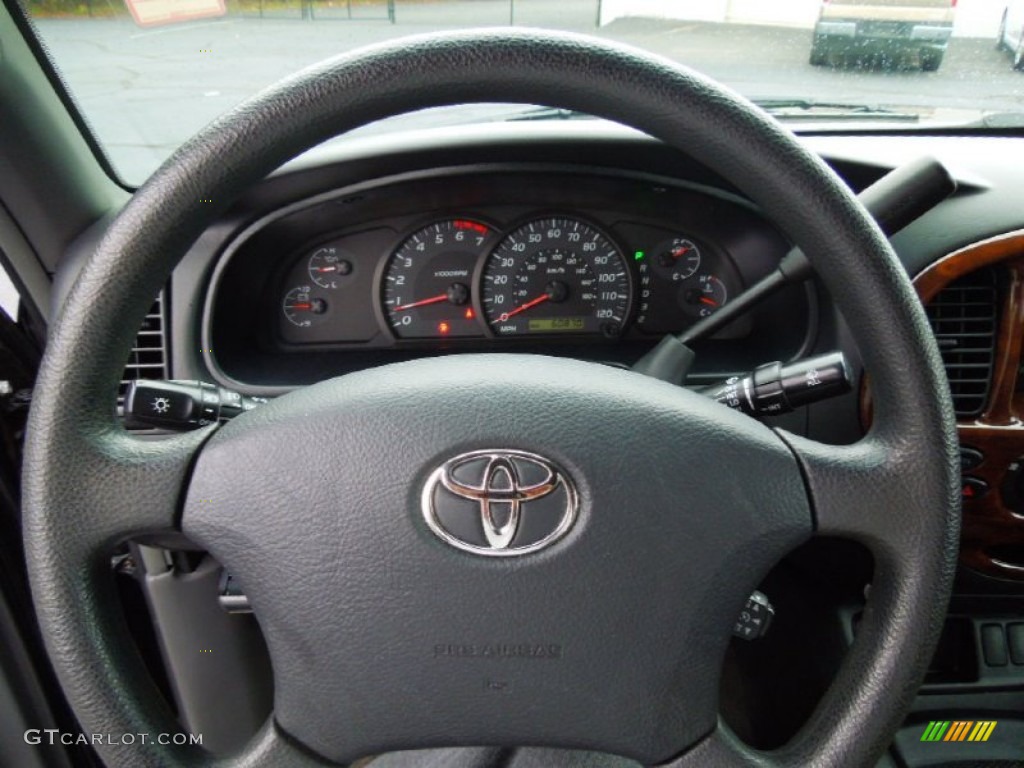 2006 Toyota Tundra SR5 X-SP Double Cab Dark Gray Steering Wheel Photo #71933079