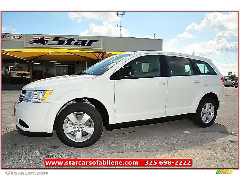 White Dodge Journey