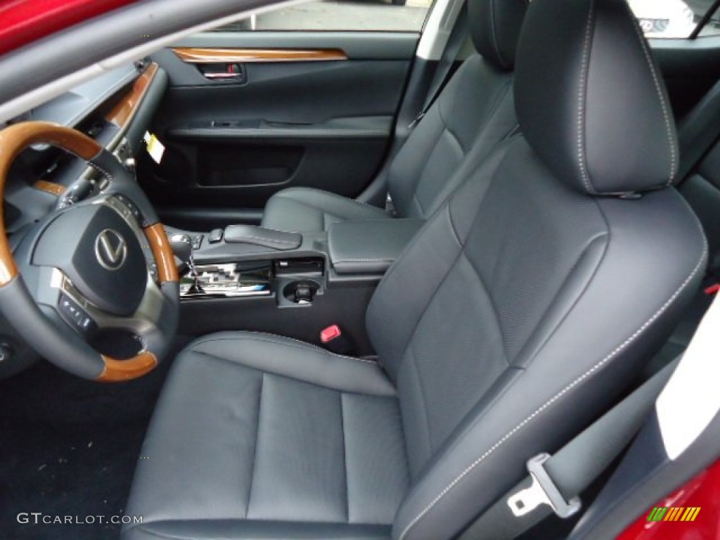 Black Interior 2013 Lexus ES 300h Hybrid Photo #71935316
