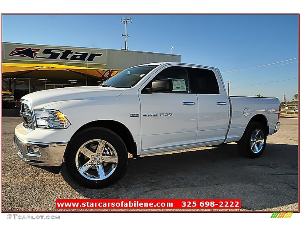 Bright White Dodge Ram 1500