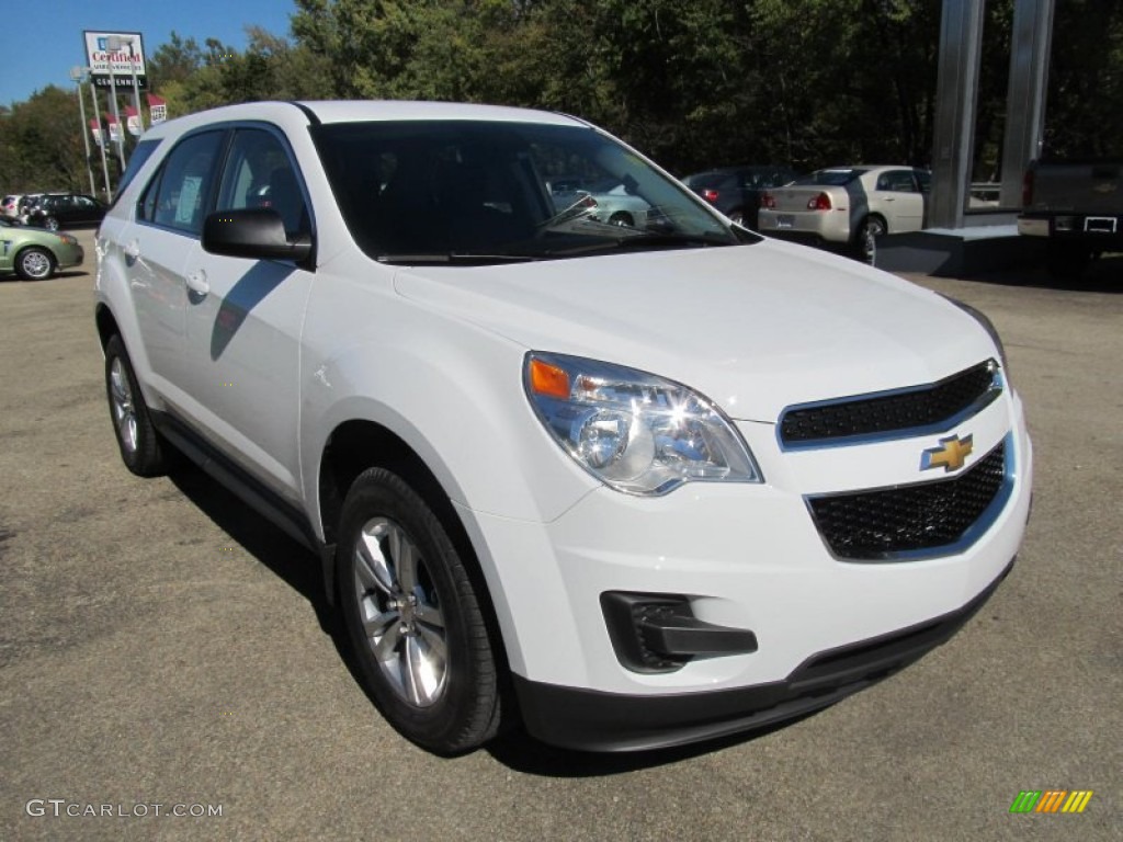 Summit White 2013 Chevrolet Equinox LS AWD Exterior Photo #71936001