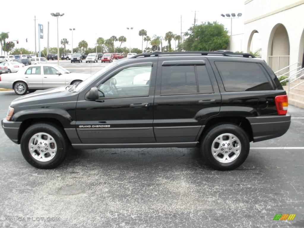 2001 Grand Cherokee Laredo - Black / Agate photo #2