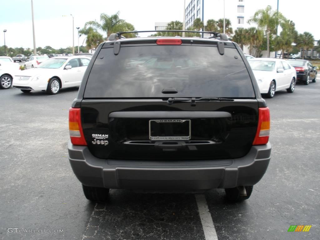 2001 Grand Cherokee Laredo - Black / Agate photo #4