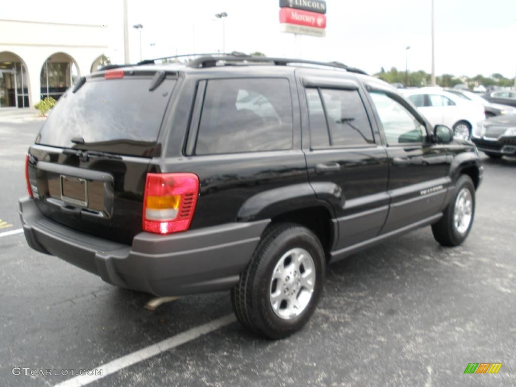 2001 Grand Cherokee Laredo - Black / Agate photo #5