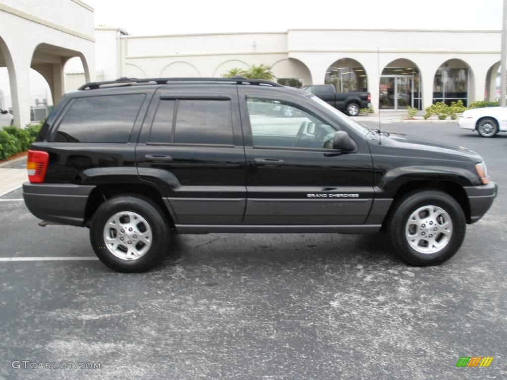 2001 Grand Cherokee Laredo - Black / Agate photo #6