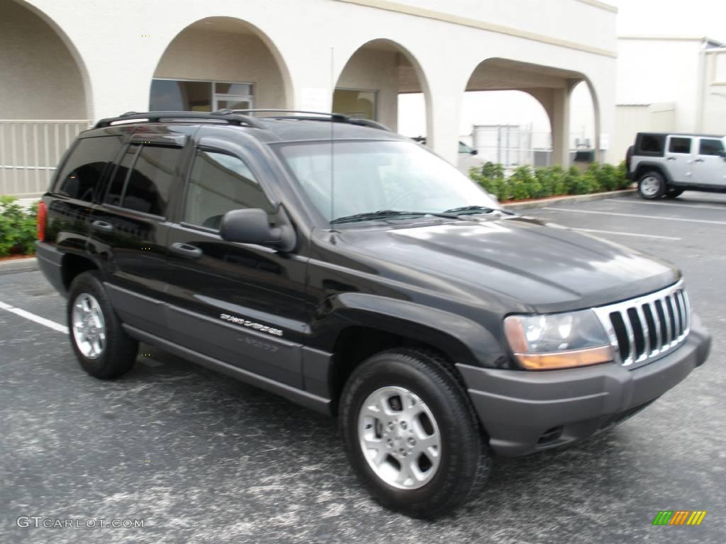 2001 Grand Cherokee Laredo - Black / Agate photo #7