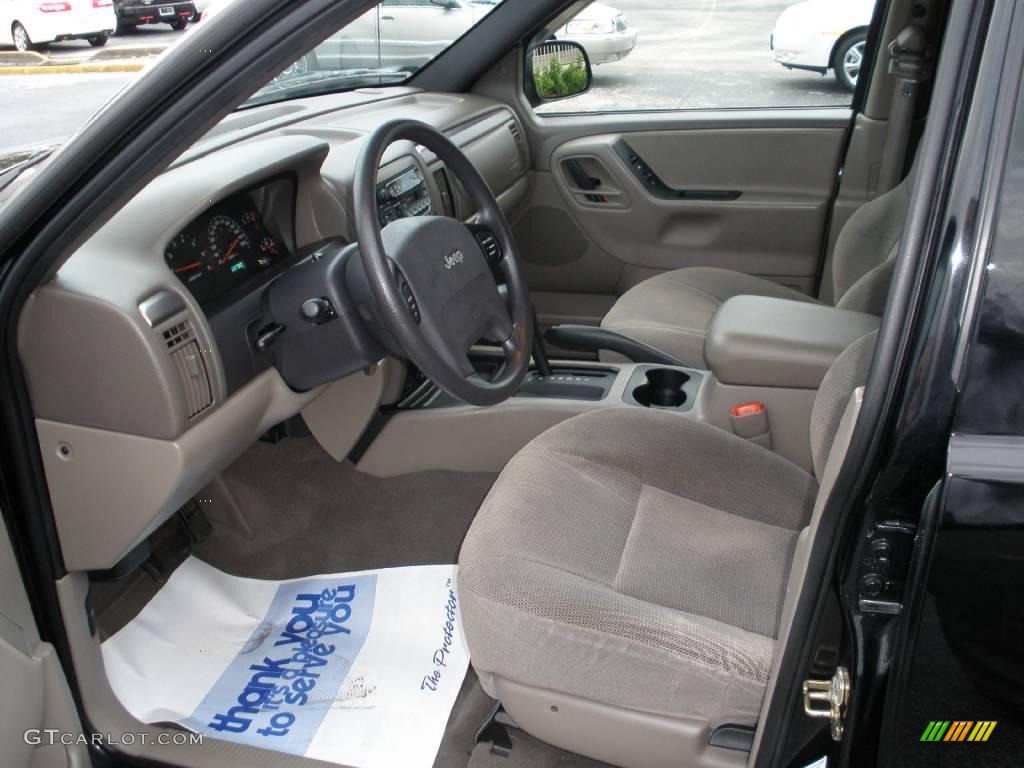 2001 Grand Cherokee Laredo - Black / Agate photo #11