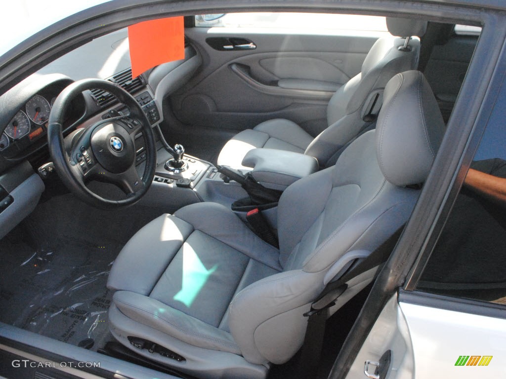 2005 BMW M3 Coupe Front Seat Photo #71936699